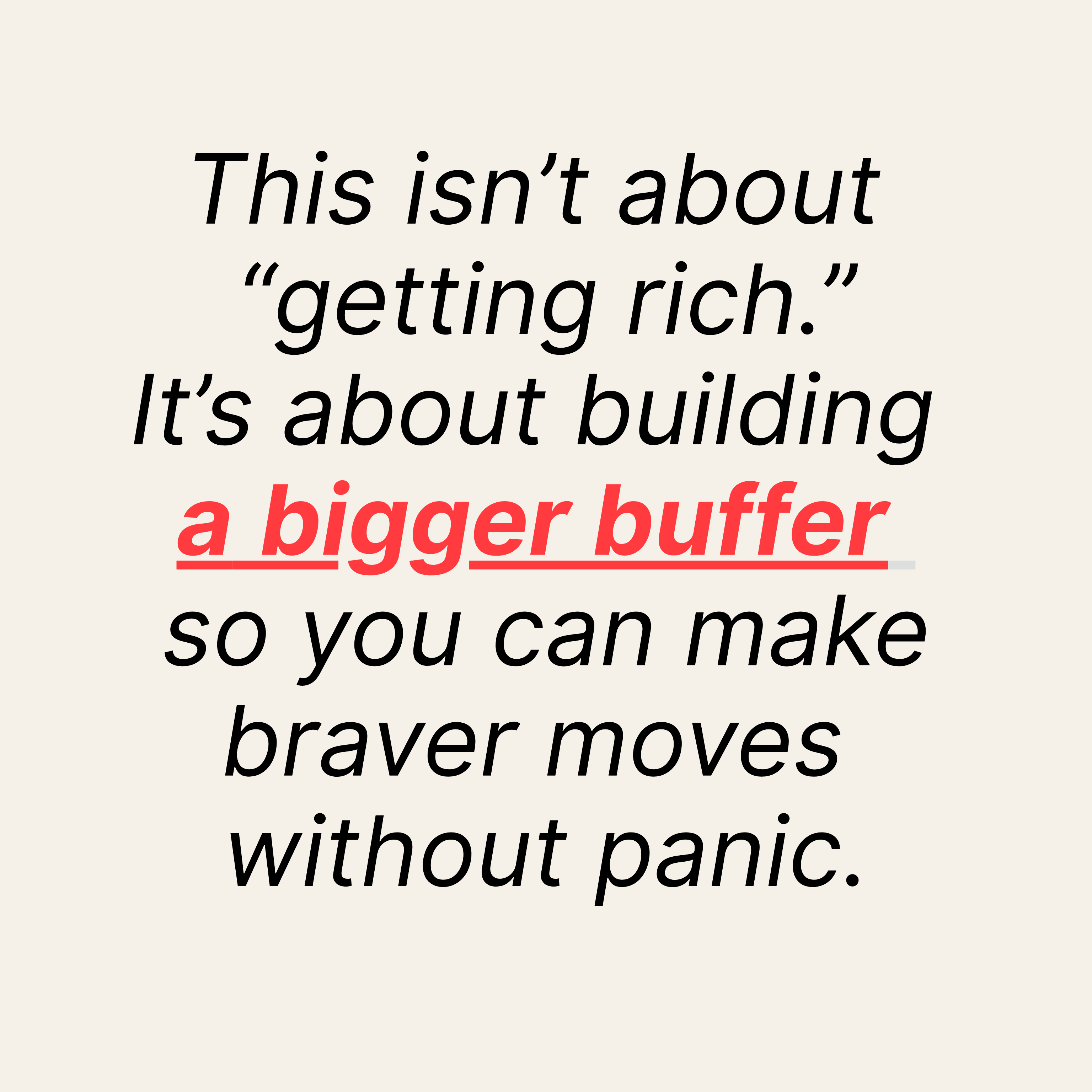 HOW TO BUILD A FUCK-IT FUND